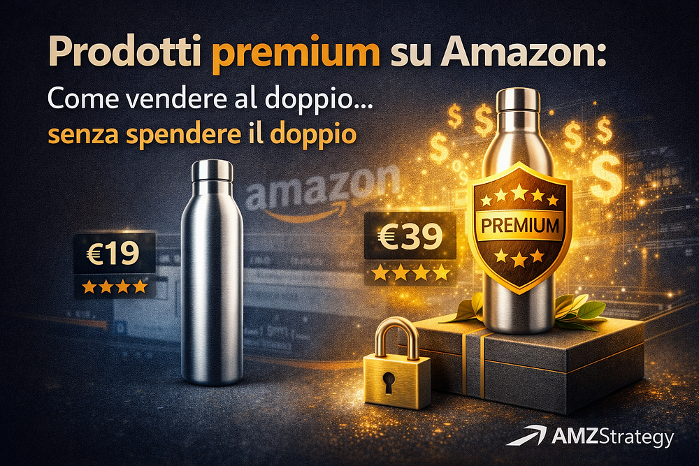 Prodotti premium su Amazon: Come vendere al doppio… senza spendere il doppio